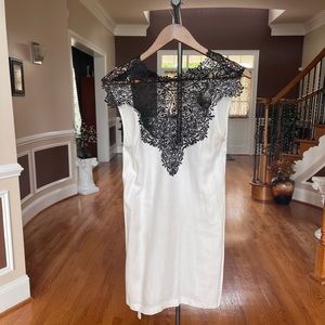 Black and White Lace Dress Size S